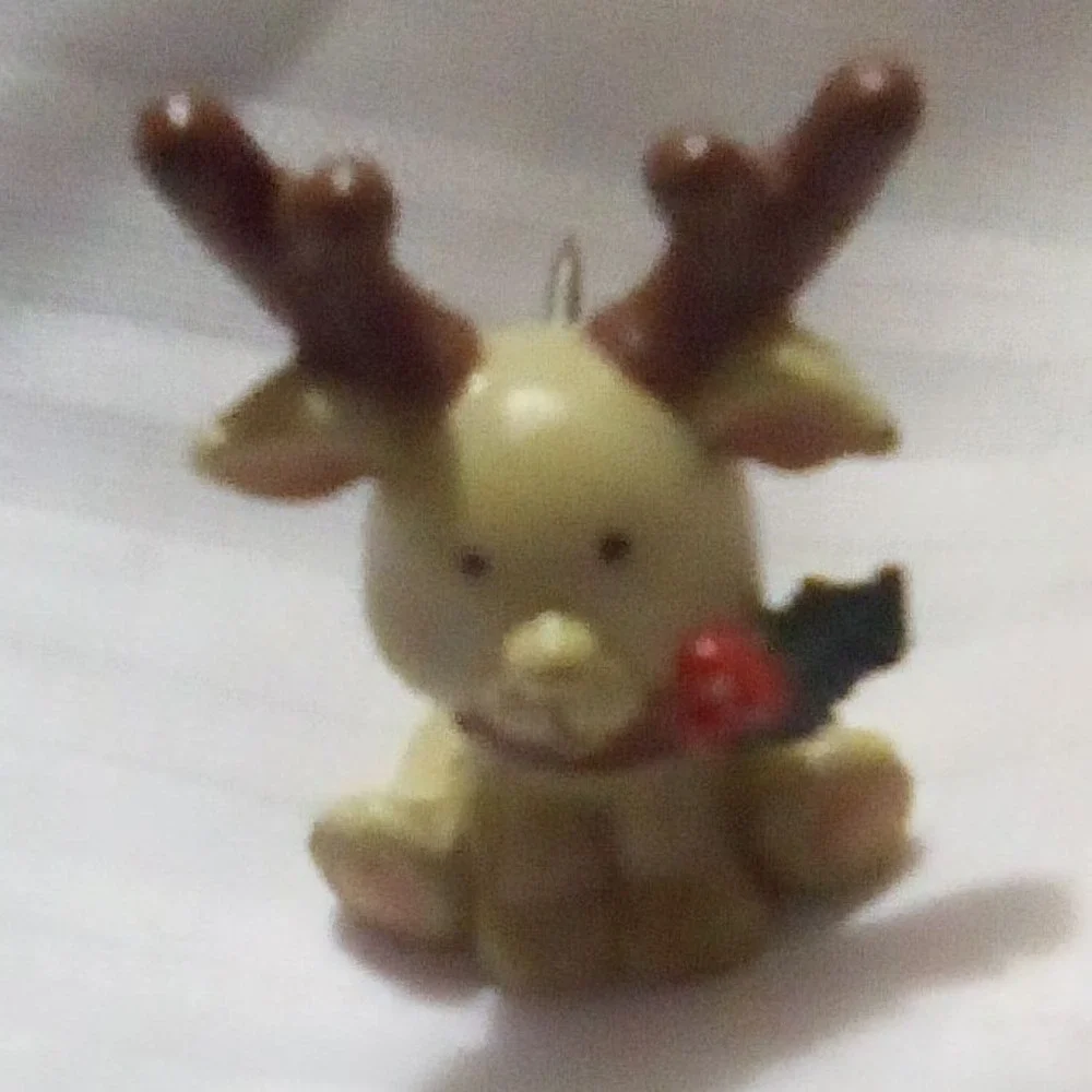 Vintage Santa Carrying a Candy Cane with Ringing Bells Red Enamel Gold Tone Pin+